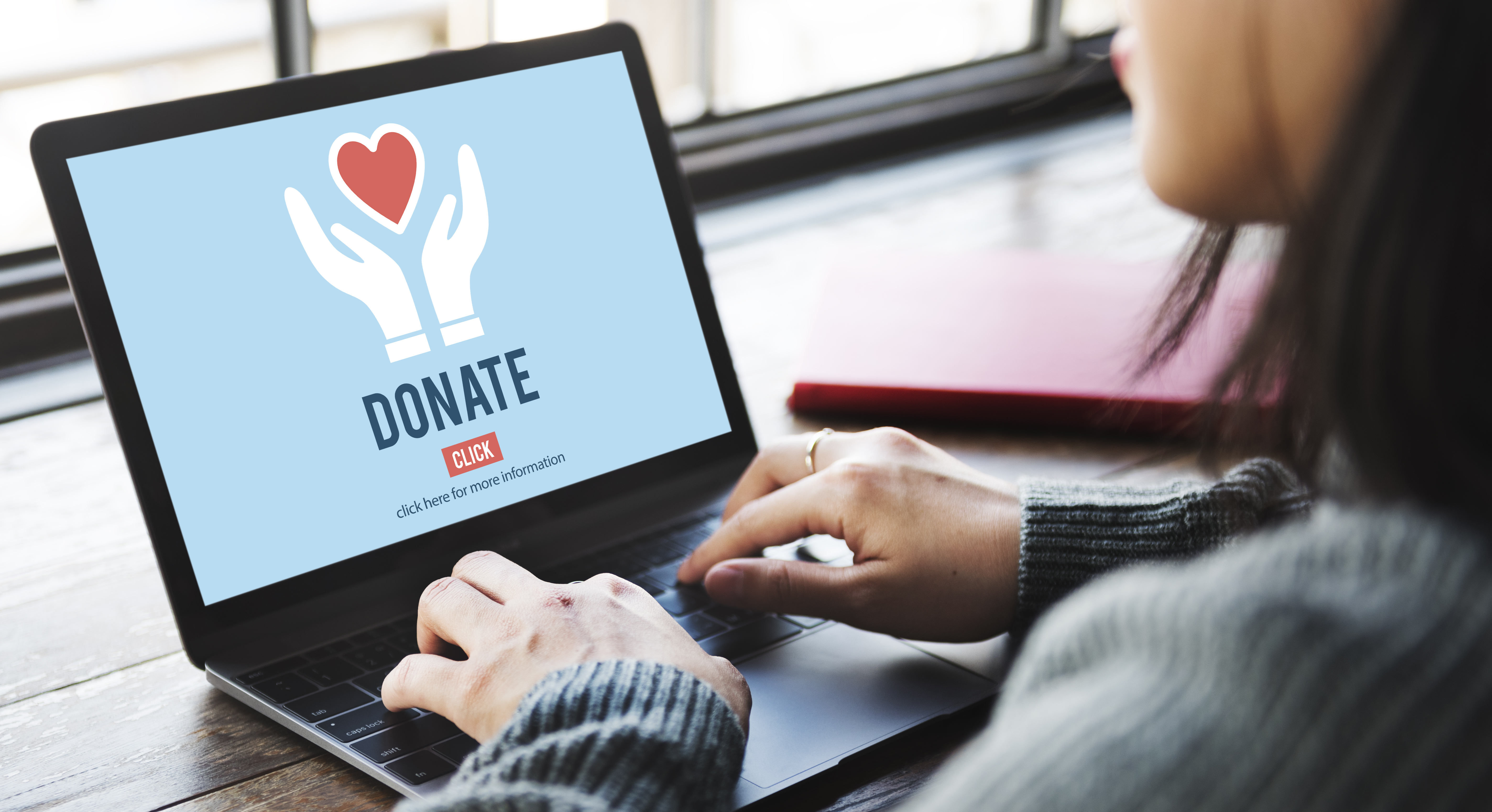 donate with computer
